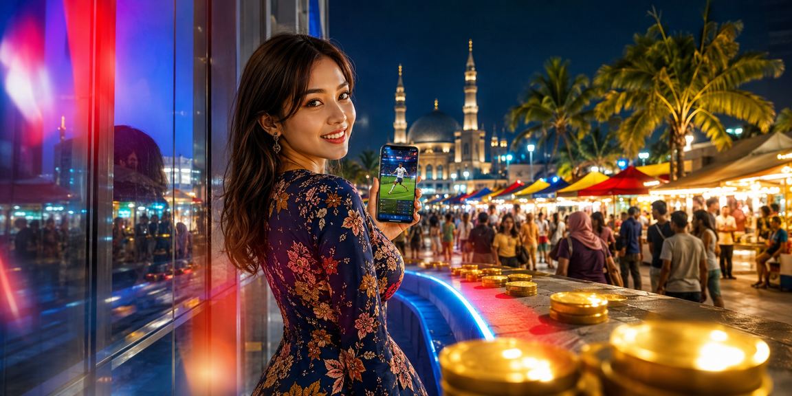 Pengguna Malaysia bertaruh sukan di usj9 melalui telefon mudah alih di Kota Bharu